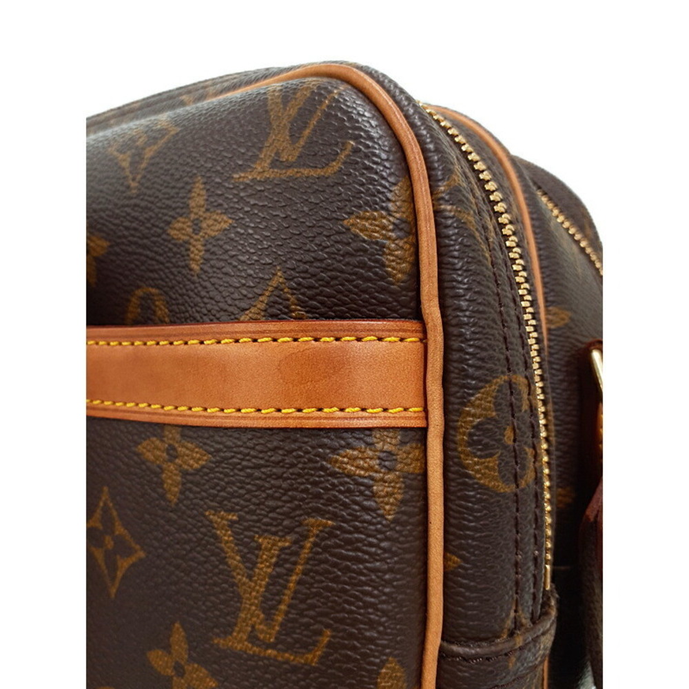Louis Vuitton Reporter Bag Leather Brown Monogram Shoulder - Picture 8 of 8